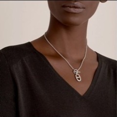 HERMES エルメス シェーヌダンクル ネックレス