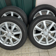 超美品‼️アルミ付サマータイヤ155/65R14ダイハツ純正