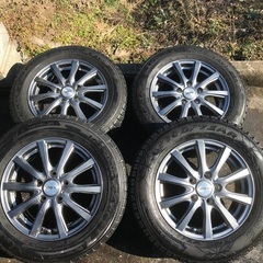 195/65R15 ダークグレーホイール、スタッドレスタイヤ付！