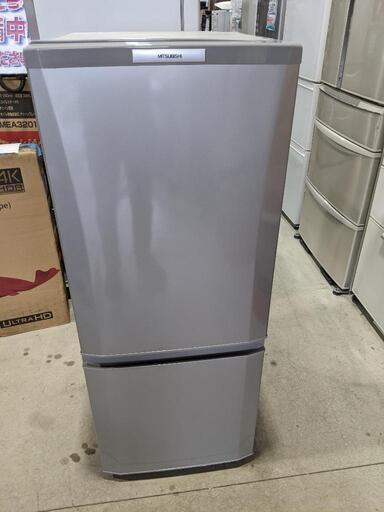 MITSUBISHI 146L 2ドア冷凍冷蔵庫 MR-P15W-S 2013年製