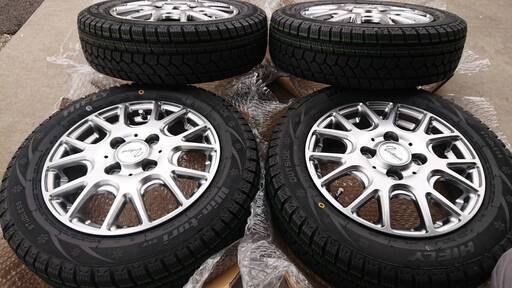 ご成約！】 新品！ 軽自動車全般に スタッドレス 13インチアルミ 