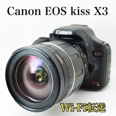 初心者向け○28-300mmの高倍率○Wi-Fi転送○キャノン kiss X3