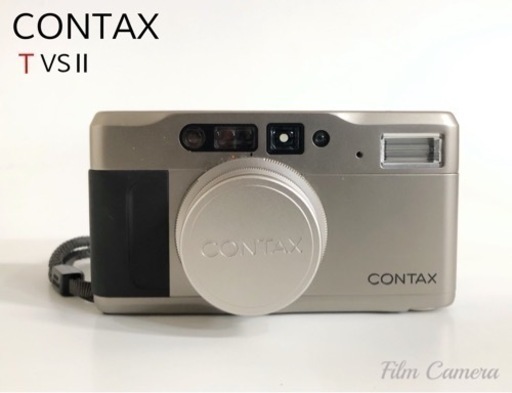 KSH-1【極美品】CONTAX コンタックス TVS Ⅱ フィルム、電池新品交換済み 純正ケース付き