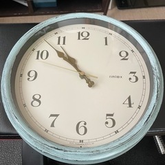 【ネット決済】【最終値下げ】電波時計 エアリアル レトロ 掛け時計