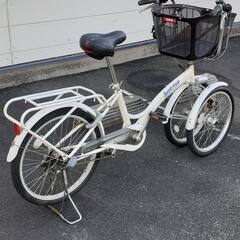 高齢の方、お母さんお子さんに安全を　Waica 前二輪自転車 ファンツートップ