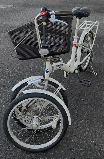 三輪車 高齢の方、お母さんお子さんに安全を Waica 前二輪自転車 
