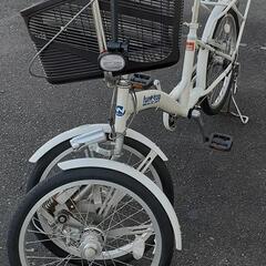 高齢の方、お母さんお子さんに安全を　Waica 前二輪自転車 ファンツートップ