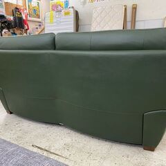 【愛品館 江戸川店】Karimoku（カリモク）チターノ ブルックス 半革 3人掛けソファ ID:156-018324-007