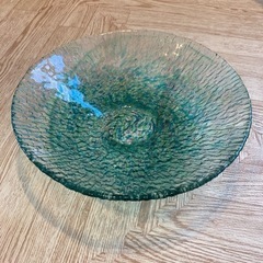 【ネット決済】ガラス　大皿　ディスプレイ　置物　花瓶　プレート