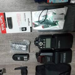 カメラ用品まとめ ライトスタンド＆ストロボ（Nikon用）＆ソフトボックス