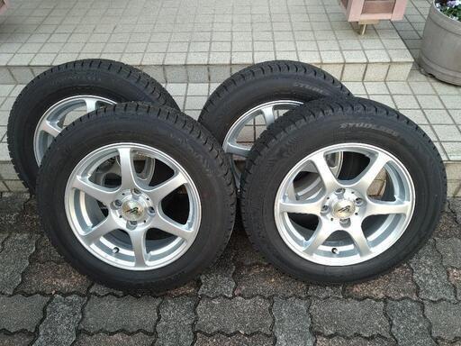 売約済)アルミホイール タイヤ 4本セット 165/70R14