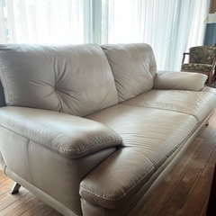 本革 ソファー オットーマン付き 本日限定値引き
