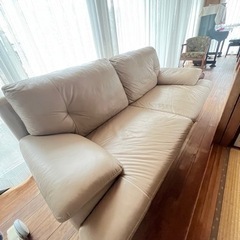 本革 ソファー オットーマン付き 本日限定値引き