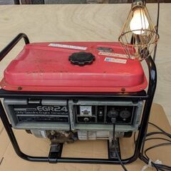 新ダイワ発電機、始動一発、完動品！EGR24-B  2.4KVA 
