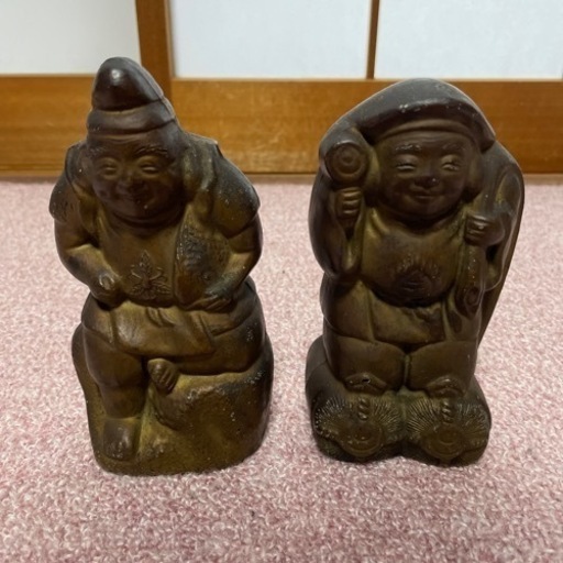 恵比寿様大黒様 恵比寿天大黒天 置物 Tm 丸亀のインテリア雑貨 小物 置物 オブジェ の中古あげます 譲ります ジモティーで不用品の処分
