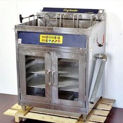 山口)下松市より　ツジキカイ ドーナツフライヤー ホイロ フライメイト FM-03C 油量23L 三相200V 幅80×奥行70×高さ99cm 　BIZJA41H 山口)下松市より ツジキカイ ドーナツフライヤー ホイロ フライメイト