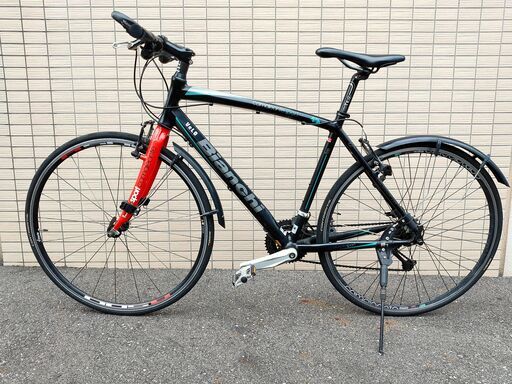 【取置】Bianchi CAMALEONTE 3　ビアンキ　カメレオンテ3　2012年モデル　クロスバイク　キックスタンド・後付フェンダー付属 グランプリ5000装着