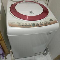 【ネット決済・配送可】シャープ洗濯機(終了)