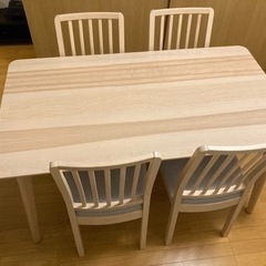 【IKEA イケア】ダイニングテーブル&チェアセット【2/25頃...