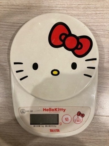 キティちゃん　デジタルスケール　電子スケール　はかり　タニタ　コースター　スプーン廃盤