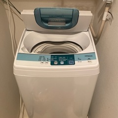 洗濯機　縦型5kg [HITACHI NW-5SR] 0円