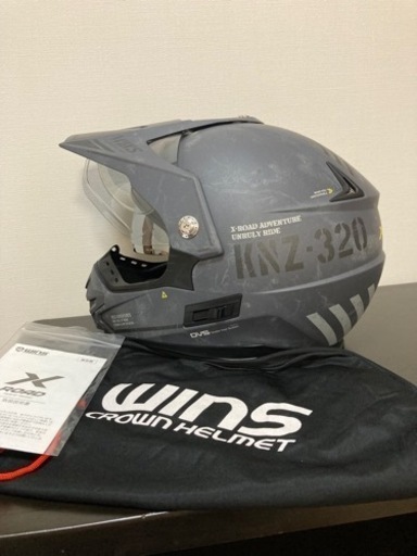 WINS X-ROAD COMBAT / エックス・ロード コンバット インナーバイザー付きデュアルパーパスヘルメット