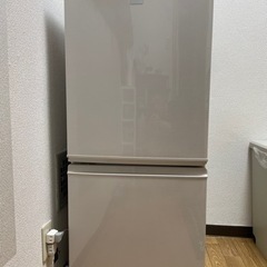 【0円譲渡】2015年製シャープ　2ドア冷蔵庫プラズマイオン137L