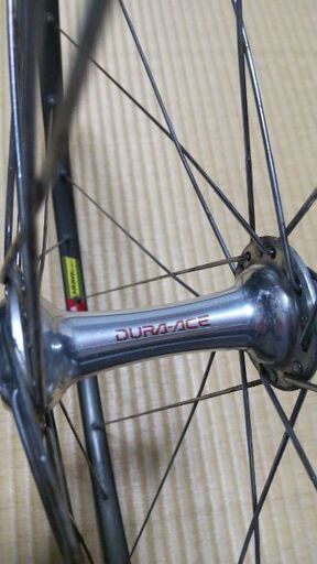 dura-aceハブFH7700 バテッドスポーク チューブラーホイール