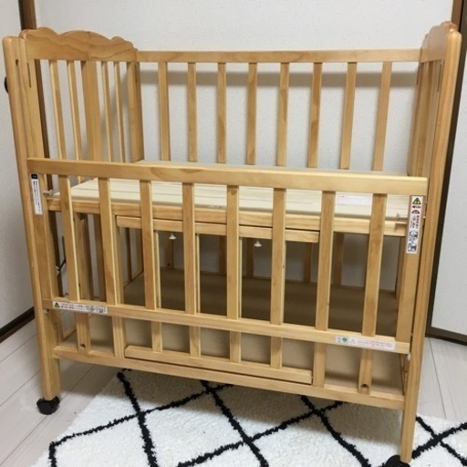チャイルドシートと一緒に購入されました《新品》大和屋　パタン折りたたみミニベビーベッド