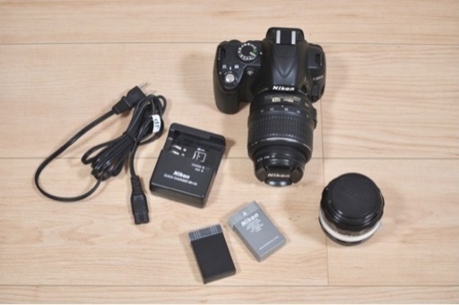 Nikon D3000 レンズキット \u0026 50mm単焦点レンズセット
