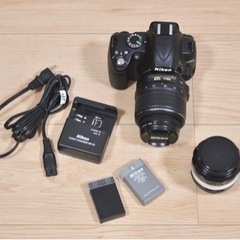 【ネット決済・配送可】Nikon D3000 レンズキット & ...