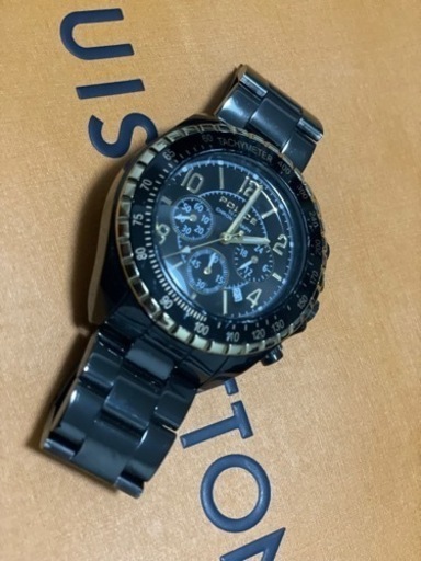 値下げ　時計　美品　ポリス　腕時計　police POLICE  クロノグラフ　スマートウォッチ