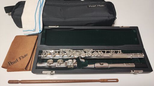 【値下げ】Pearl PF-665E フルート 頭部管銀製 Eメカ付
