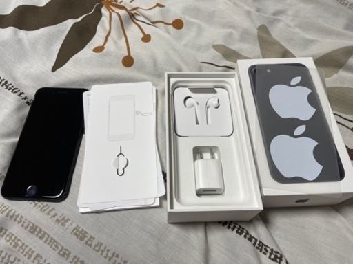 iPhone7 SIMフリー 32GB ブラック iPhone 付属品 箱あり