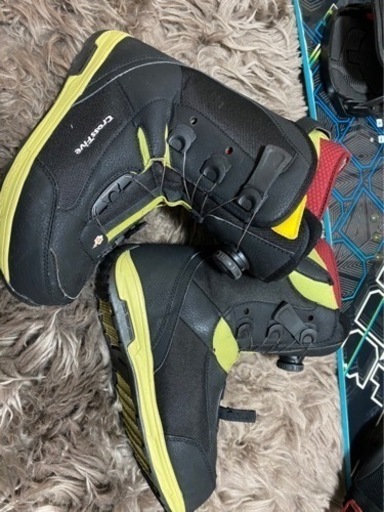 Salomon スノーボード板、ブーツ、ビンディング、ケース4点セット