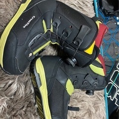 Salomon スノーボード板、ブーツ、ビンディング、ケース4点セット