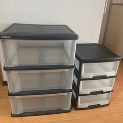 【ネット決済】プラスチックチェスト　収納ケース