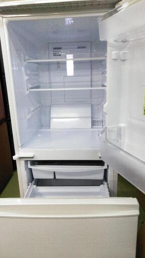 シャープ 137L 2ドア冷凍冷蔵庫 SJ-D14C-W ホワイト 2016年製 つけかえどっちもドア