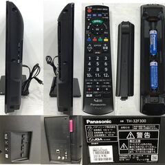 22R027 ジ 7 Panasonic 液晶テレビ TH‐32F300 32V型 2018年製 リモコン・B-