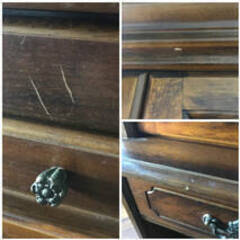 ⭕⭕⭕PH7/39　カリモク Karimoku 家具 食器棚 キャビネット 収納棚 飾り棚 ガラス扉 引き戸 中古品 キッチンボード⭕⭕⭕