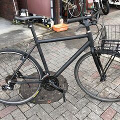 【中古】かご付きクロスバイク　プロ整備済 