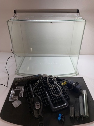 AQUA SYSTEM アクアシステム曲面水槽 LEDライトセット＋a