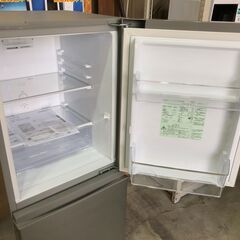 動作保証あり】AQUA アクア 2021年 AQR-13K(S) 126L 2ドア 冷凍冷蔵庫