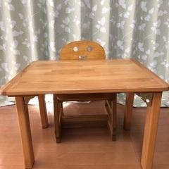 【ネット決済】キッズ　テーブルと椅子セット