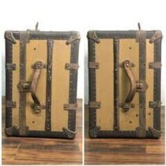 ⭕⭕⭕ba7/100 ビンテージ 大型トランク 約85×46×32.5cm 汽船トランク インテリア 船舶 古道具 衣装ケース 旅行鞄 アンティーク⭕⭕⭕