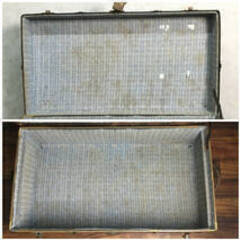 ⭕⭕⭕ba7/100 ビンテージ 大型トランク 約85×46×32.5cm 汽船トランク インテリア 船舶 古道具 衣装ケース 旅行鞄 アンティーク⭕⭕⭕