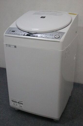 定休日以外毎日出荷中] 中古品 ES-TX8D-W SHARP - 洗濯機