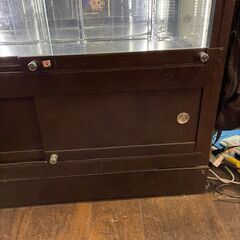 【引き取り限定】ショーケース縦型２個セット（バラ売り不可）