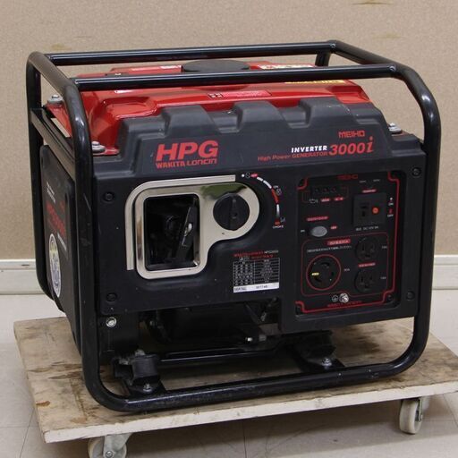 ワキタ インバーター式ガソリン発電機 HPG3000i 奥行48.4×高さ41.7×幅42cm (D4319kktxY)