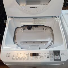 お買い得品‼　●6594●　シャープ　洗濯乾燥機　ES-T5E4-KW　2016年製　洗濯5.5㎏／乾燥3.5㎏　※割引キャンペーン中♪【リサイクルショップどりーむ天保山店】